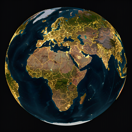 Global fleet network map